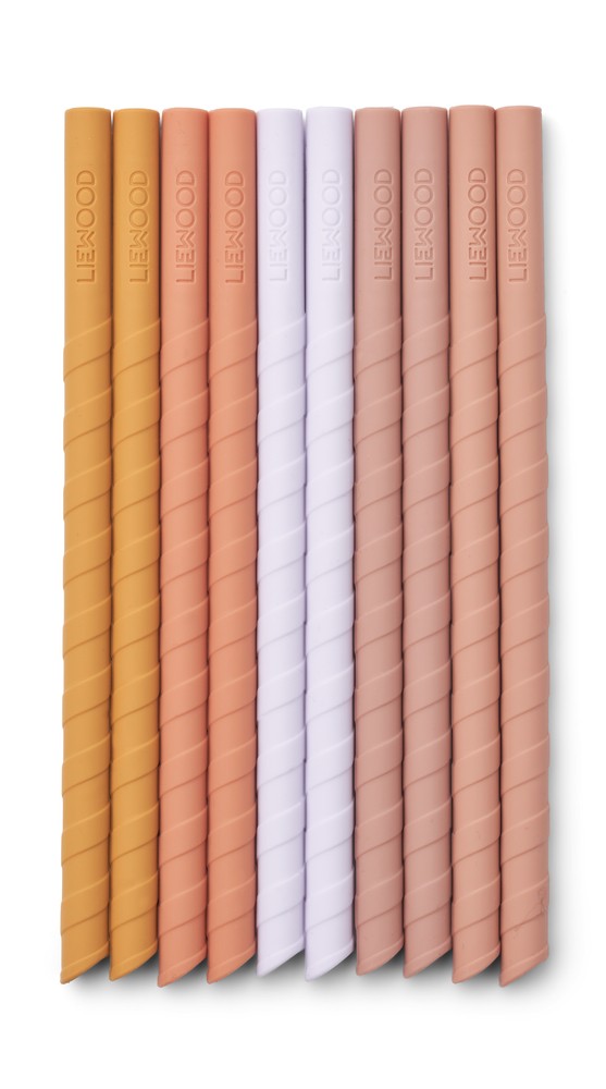 10 PALHAS DE SILICONE - YELLOW MELLOW MULTI MIX