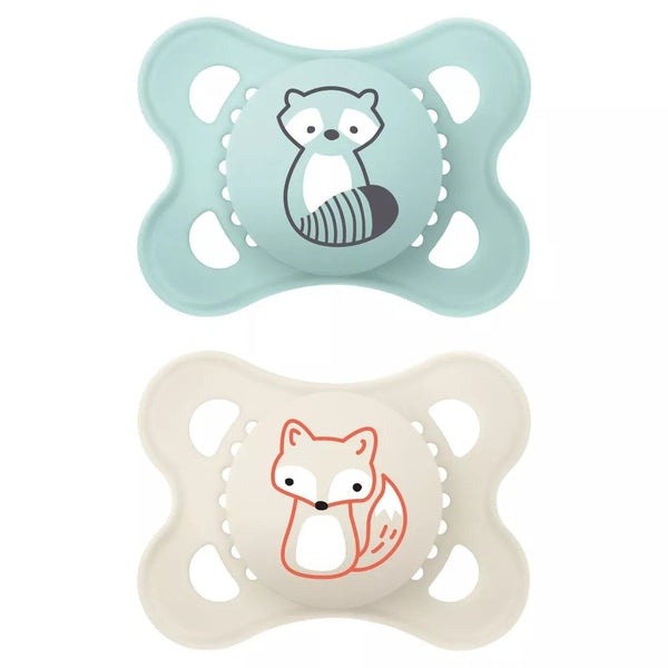 2 CHUPETAS ORIGINAL SILICONE 2-6 MESES MAM