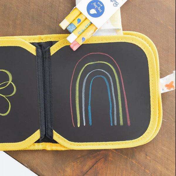 LIVRO 8 PÁGINAS E 4 CANETAS WISHY WASHY