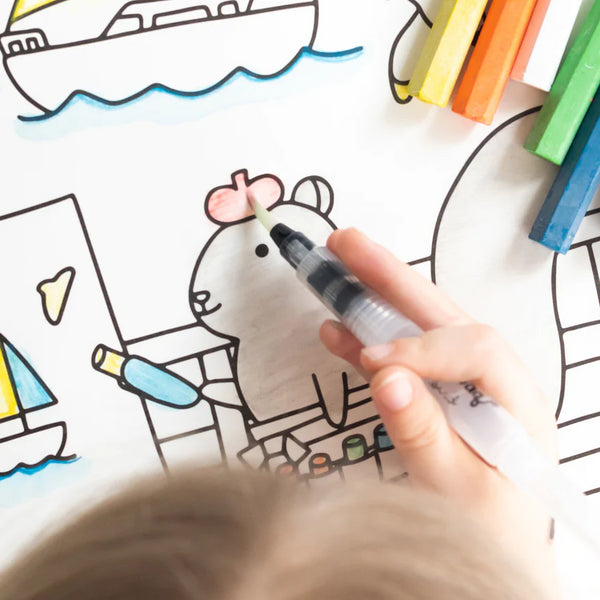 8 BUTTERSTIX COLORIDOS COM CANETA DE ÁGUA