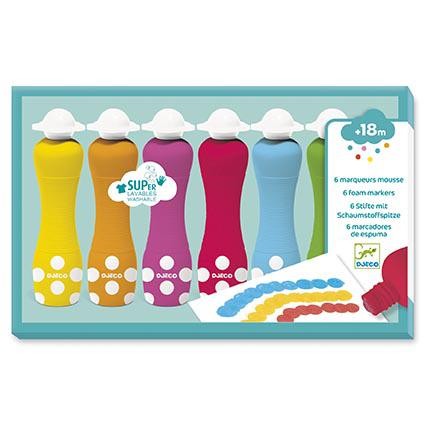 6 MARCADORES DE ESPUMA