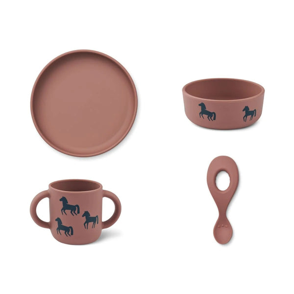 CONJUNTO DE SILICONE - LITTLE DRAGON DARK SANDY MIX