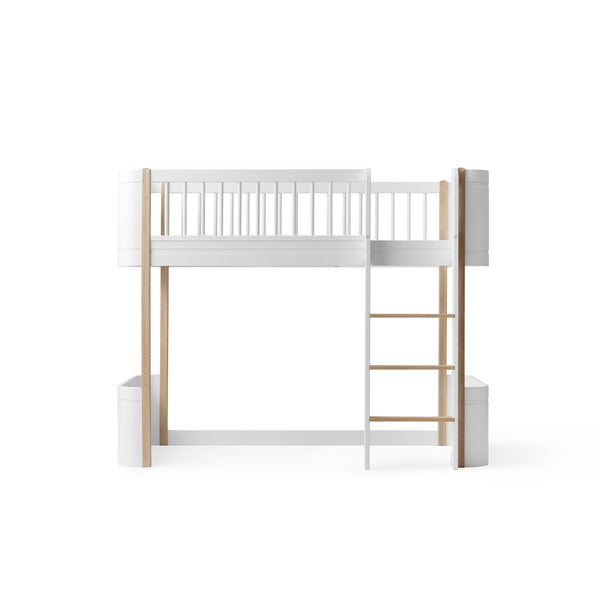 OLIVER FURNITURE CAMA LOFT BAIXO WOOD MINI+