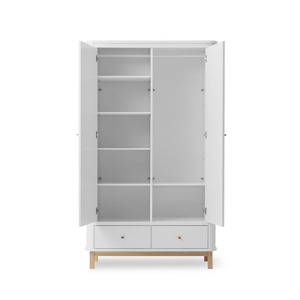 OLIVER FURNITURE ROUPEIRO WOOD 2 PORTAS