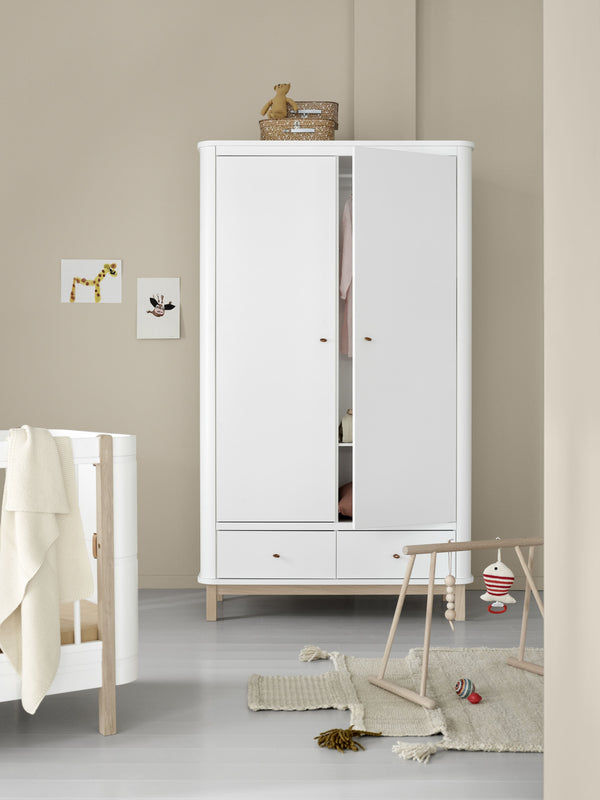 OLIVER FURNITURE ROUPEIRO WOOD 2 PORTAS