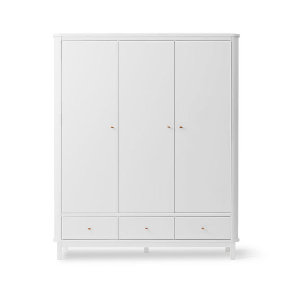 OLIVER FURNITURE ROUPEIRO WOOD 3 PORTAS
