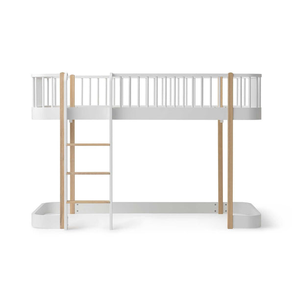 OLIVER FURNITURE CAMA LOFT BAIXO WOOD