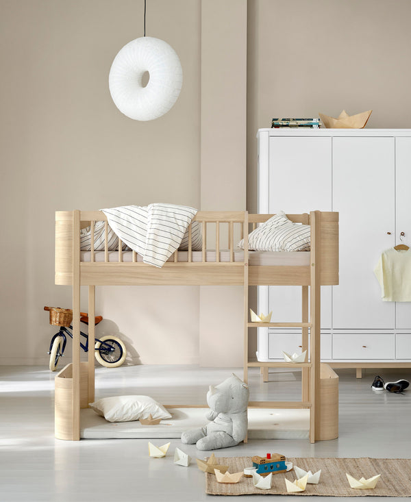 OLIVER FURNITURE CAMA LOFT BAIXO WOOD MINI+