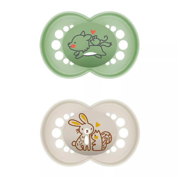 2 CHUPETAS ORIGINAL PURE SILICONE 16+ MAM