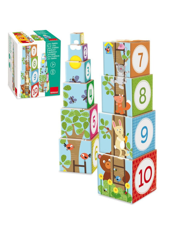 10 CUBOS EMPILHÁVEIS