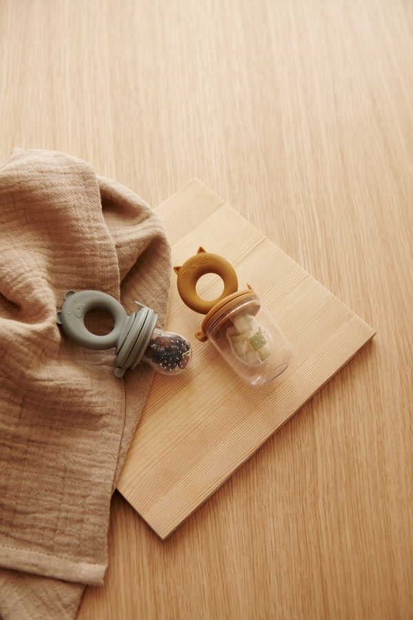 ALIMENTADOR ANTI-ASFIXIA - FAUNE GREEN/SANDY