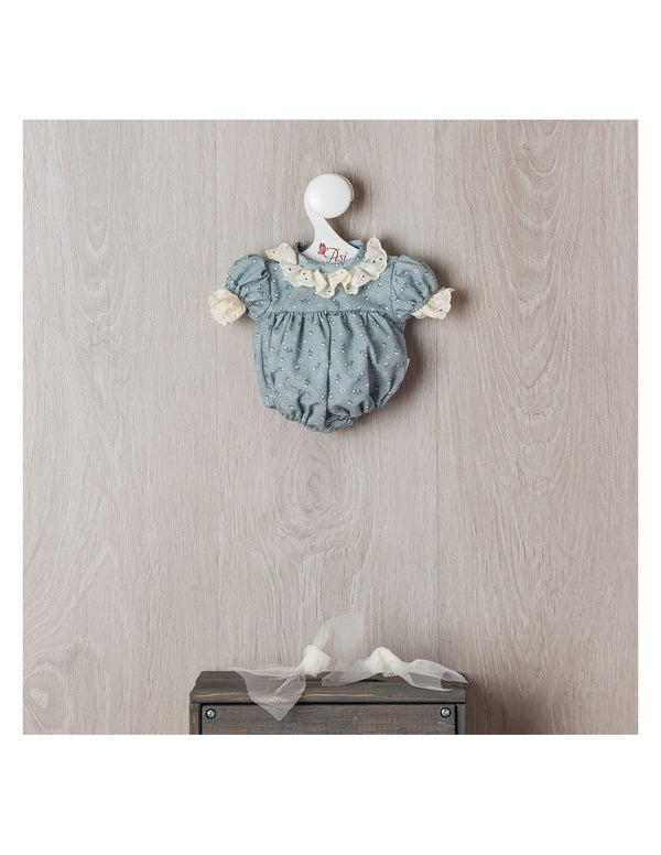 ROUPA PARA GUILLE - FOFO AZUL COM FLORES