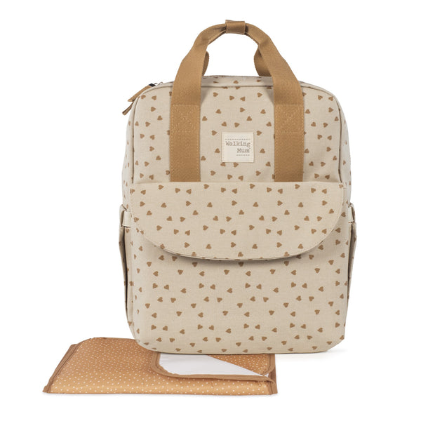 MOCHILA DE MATERNIDADE HEARTS POPPY