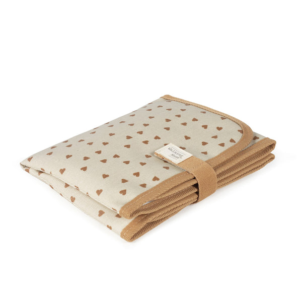 MUDA FRALDAS PORTÁTIL HEARTS POPPY