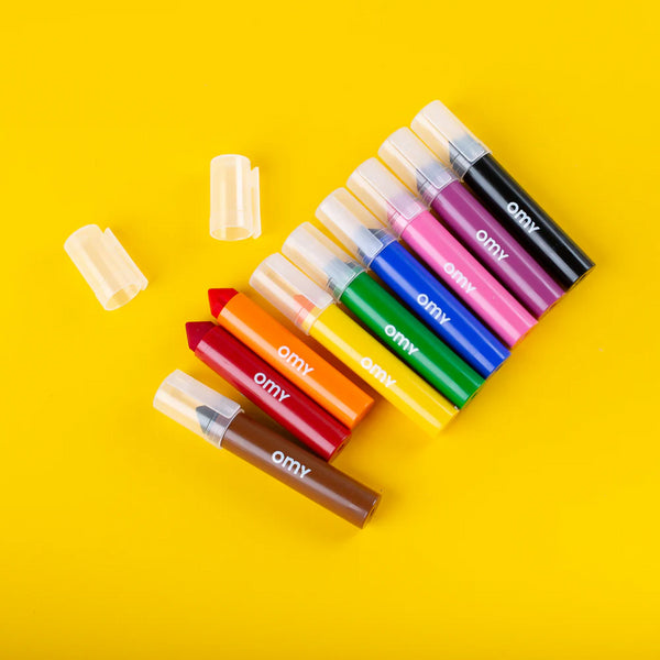 9 CANETAS DE FELTRO OMY