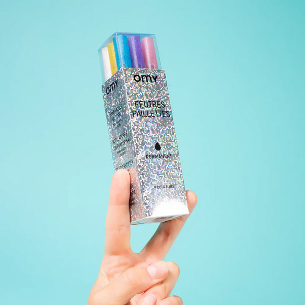 9 CANETAS DE FELTRO OMY