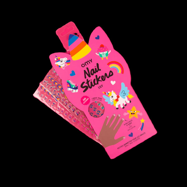 200 AUTOCOLANTES DE UNHAS OMY