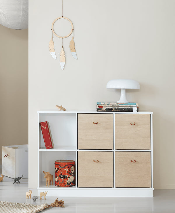 OLIVER FURNITURE ESTANTE WOOD 3X2 COM BASE