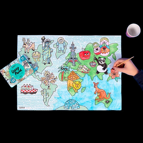 OMY POSTER DE BOLSO COM PINCEL