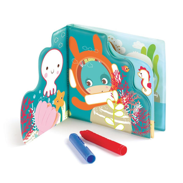 LIVRO DE BANHO COM 2 LÁPIS