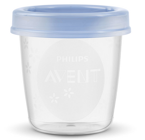5 copos de armazenamento 180ml philips avent