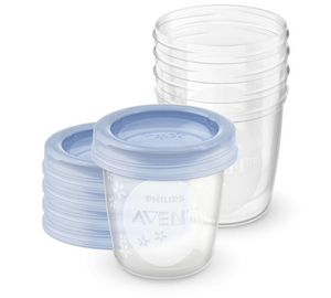 5 copos de armazenamento 180ml philips avent