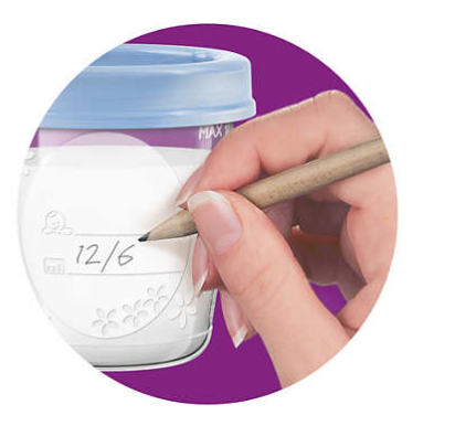 5 copos de armazenamento 180ml philips avent