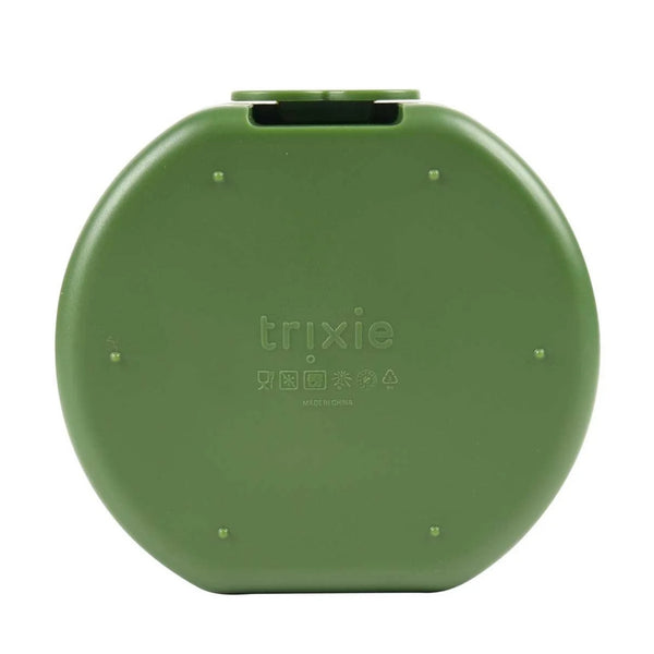Conjunto de 2 marmitas com clip para crianças, leves e fáceis de abrir, ideais para transportar snacks para a escola, passeios e viagens. Mr Alligator