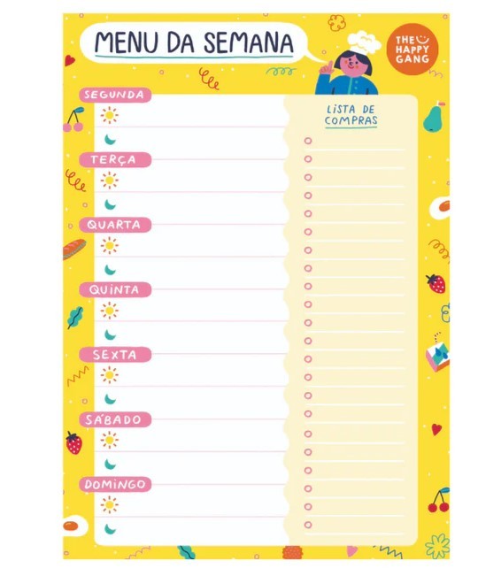 BLOCO MENU SEMANAL