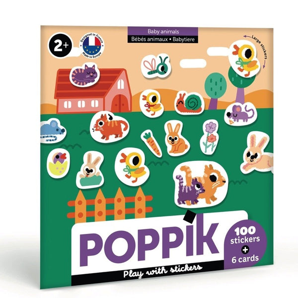 POPPIK 100 STICKERS + 6 CARDS