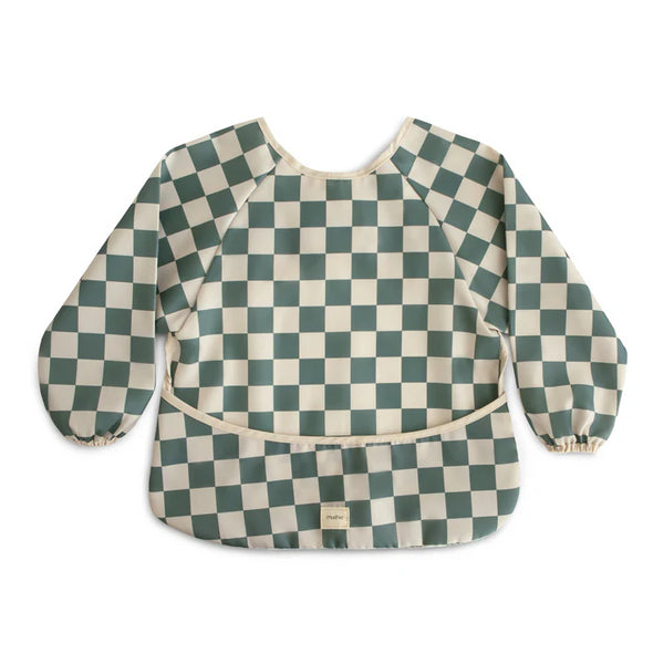 BABETE COM MANGAS MUSHIE - OLIVE CHECK