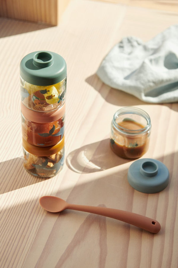 4 MARMITAS EMPILHÁVEIS DE TRITAN