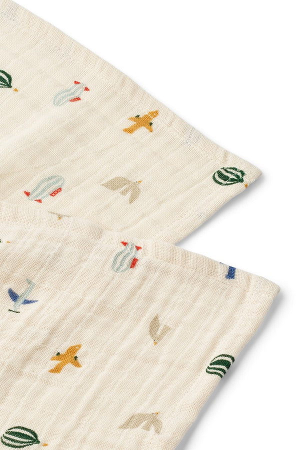 2 FRALDAS DE ALGODÃO