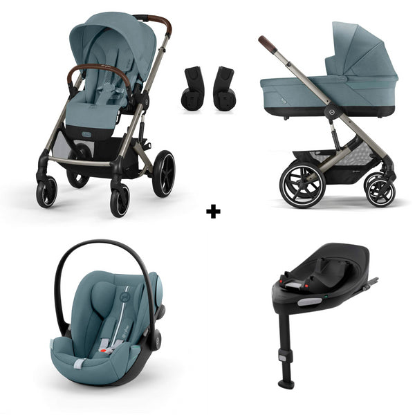 PACK CYBEX BALIOS S LUX PLUS TAUPE - STORMY BLUE