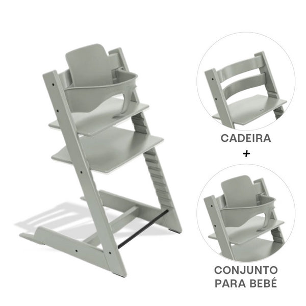 STOKKE TRIPP TRAPP + BABY SET² - BEECH GLACIER GREEN