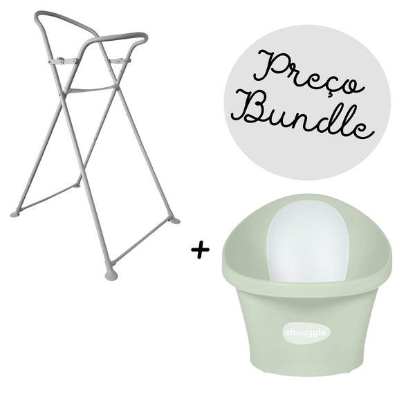 SHNUGGLE BANHEIRA + SUPORTE PARA BANHEIRA - MINT