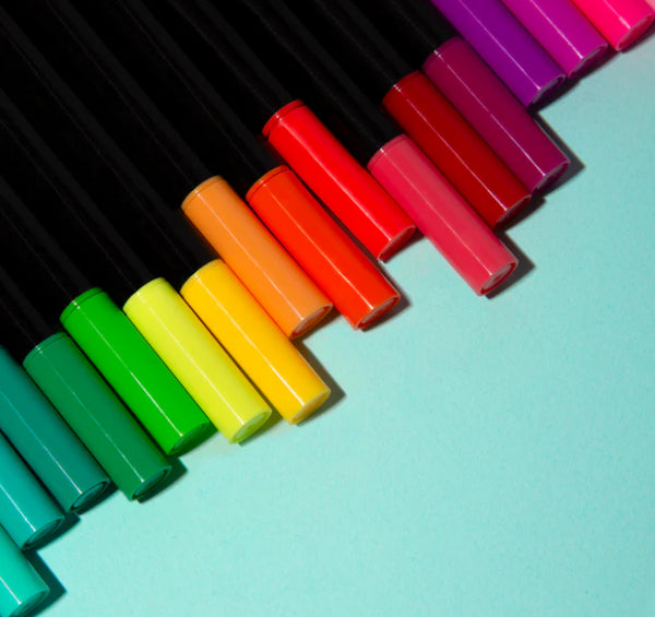 100 CANETAS DE FELTRO OMY