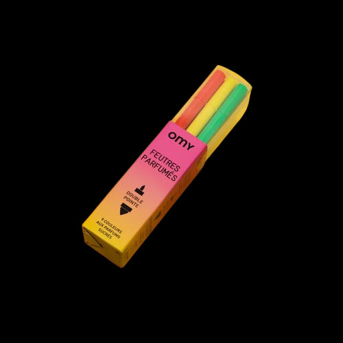 9 CANETAS DE FELTRO OMY