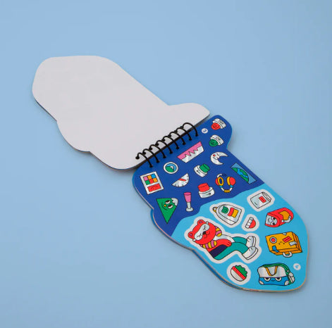 LIVRO DE COLORIR + STICKERS