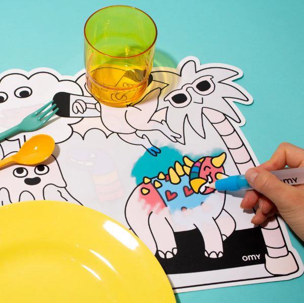 OMY 2 INDIVIDUAIS PARA COLORIR COM ÁGUA