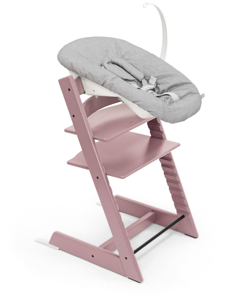 STOKKE TRIPP TRAPP + BABY SET² + NEWBORN SET- BEECH HEATH MAUVE
