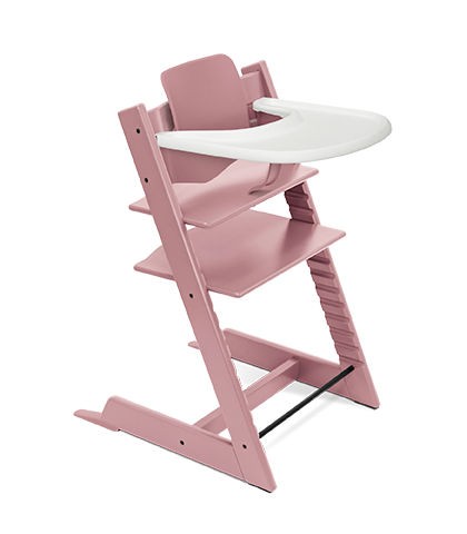 STOKKE TRIPP TRAPP + BABY SET² + TABULEIRO - BEECH HEATH MAUVE