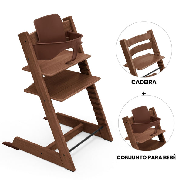 STOKKE TRIPP TRAPP + BABY SET² - BEECH WARM BROWN