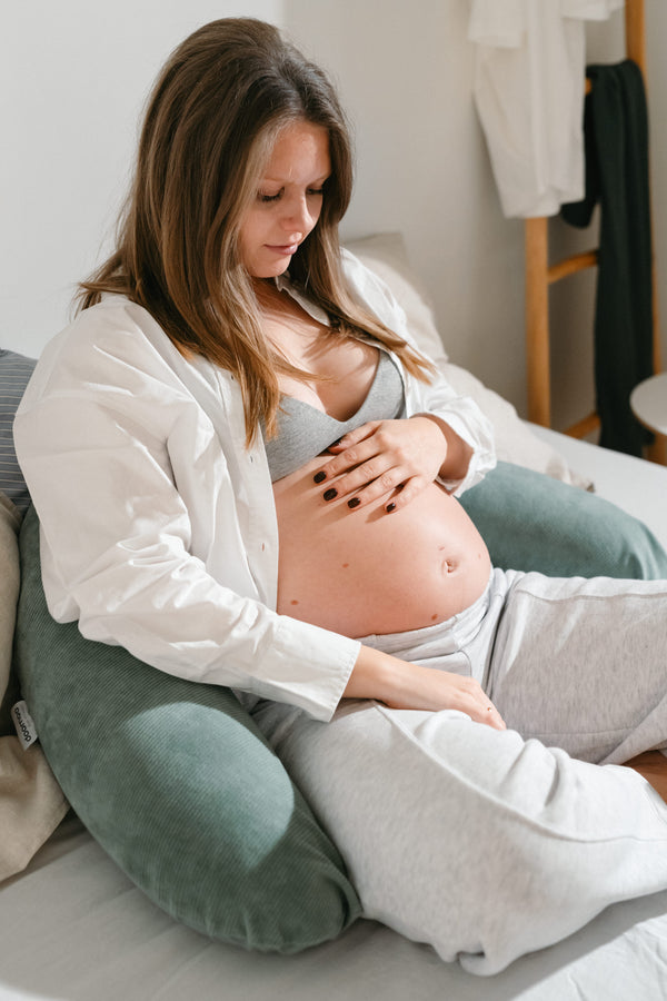 ALMOFADA AMAMENTAÇÃO GRANDE DOOMOO - CORDUROY GREEN