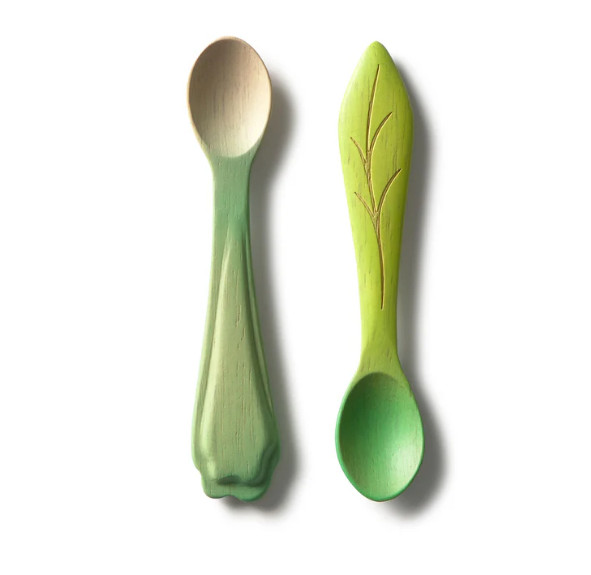 2 COLHERES DE MADEIRA