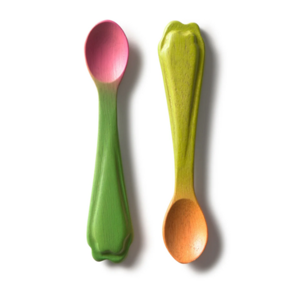 2 COLHERES DE MADEIRA