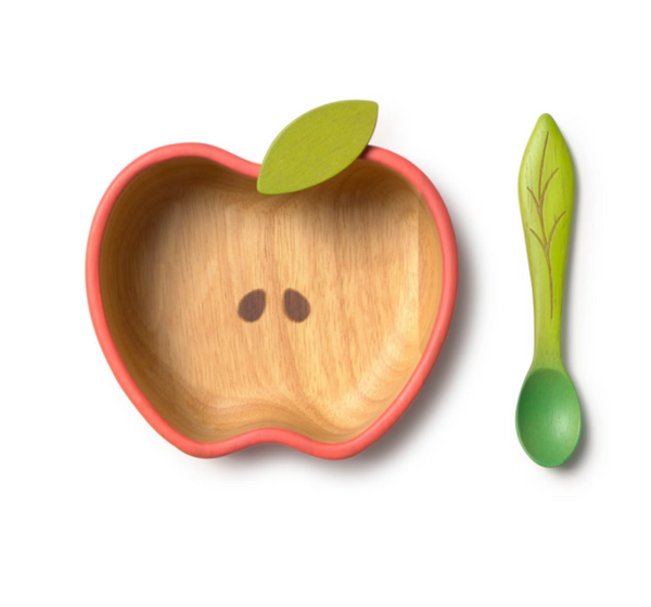 TIGELA E COLHER DE MADEIRA