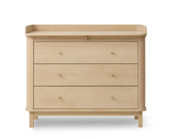 OLIVER FURNITURE CÓMODA WOOD 3 GAVETAS