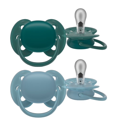 2 CHUPETAS ULTRA SOFT 18M+ PHILIPS AVENT