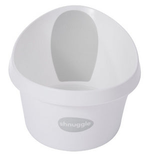 shnuggle banheira xl branco com encosto cinza